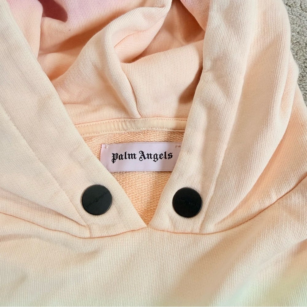 Palm Angeles Rainbow Burning Logo Cropped Hoodie Size: Medium - Picture 9 of 12